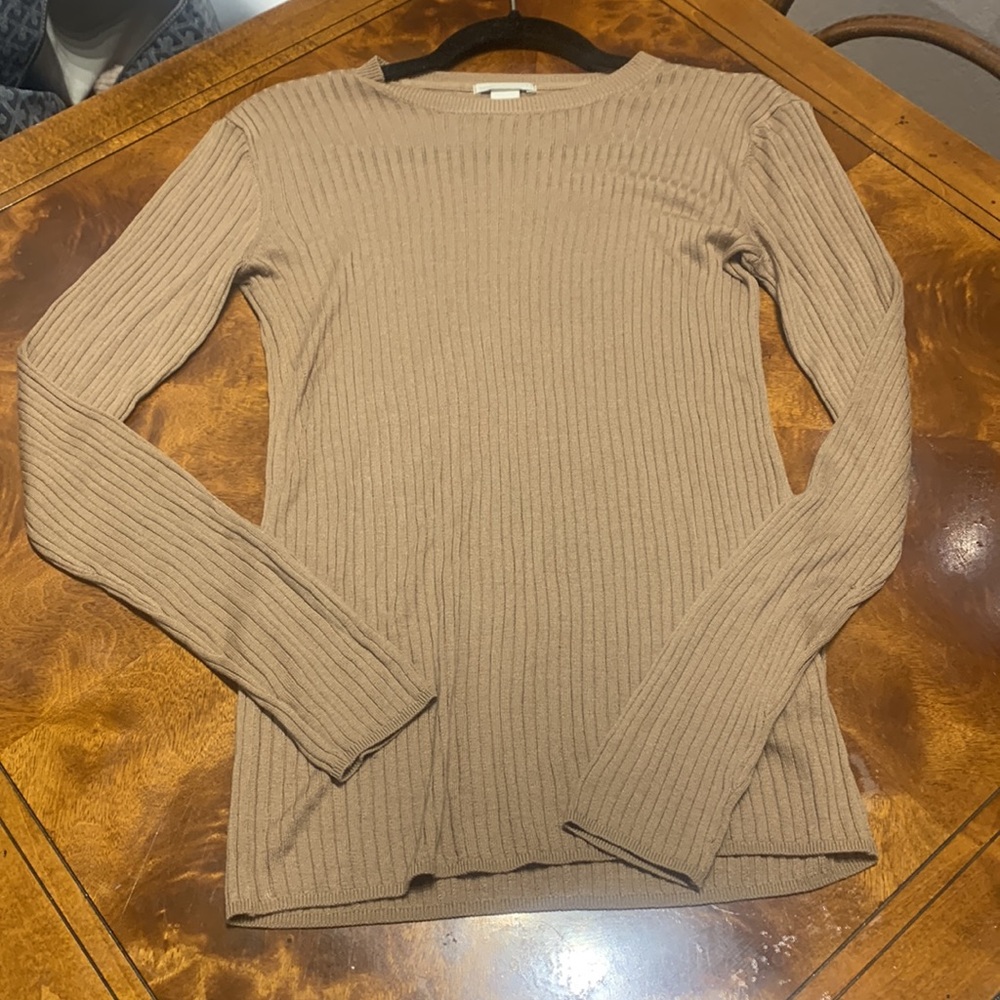 H&M Tan ribbed Sweater - Picture 4 of 4